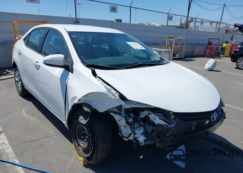 2016 Toyota Corolla Le z USA, uszkodzony, nr VIN 5YFBURHEXGP565549